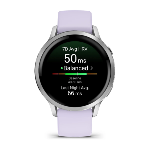GARMIN Venu 4 41mm Gray Silver Periwinkle, 010-03013-01