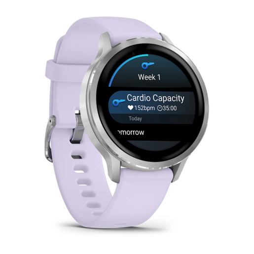GARMIN Venu 4 41mm Gray Silver Periwinkle, 010-03013-01