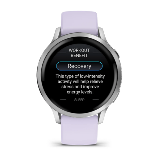 GARMIN Venu 4 41mm Gray Silver Periwinkle, 010-03013-01