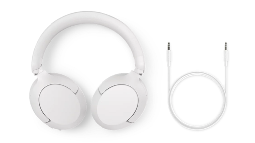 PHILIPS Bluetooth® slušalice TAH6000WT, prilagodljivo blokiranje buke, do 80h reprodukcije, (USB-C i 3.5mm), 5 mikrofona, bijele