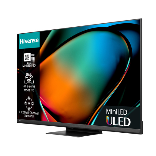 Hisense Mini LED televizor 75U8KQ, 4K Ultra HD, Smart TV, VIDAA U7.0, Quantum Dot Colour, 144Hz Game Mode Pro, Sivi