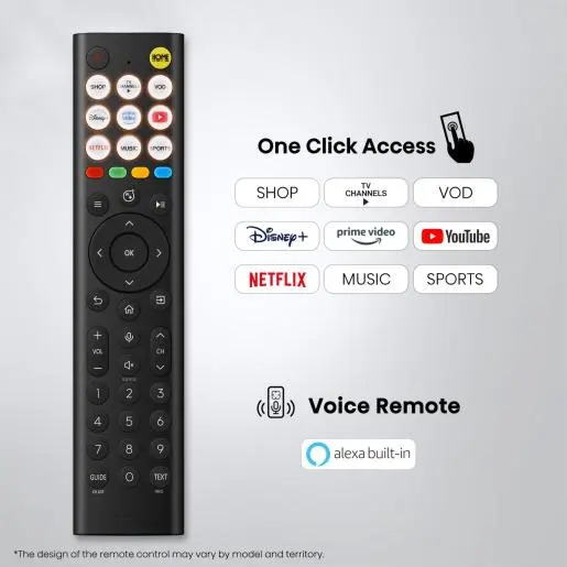 Hisense LED televizor 55A6S, 4K Ultra HD, Smart TV, VIDAA Smart OS, Dolby Vision, AI 4K Upscaler, crni