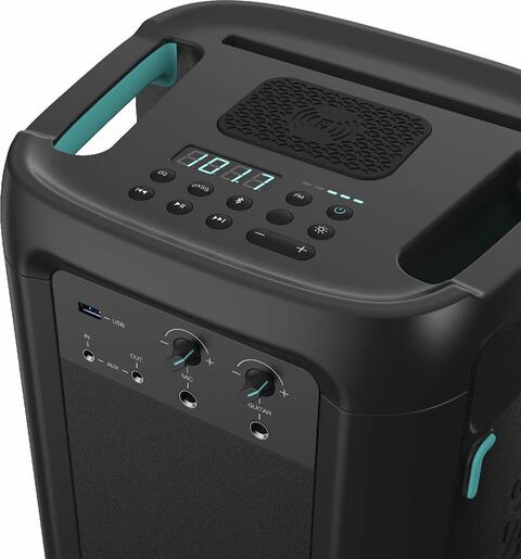 Hisene PARTY ROCKER ONE, 300W, 5 DJ Efekata, LED Display, FM Built-in, Bluetooth 5.0, IPX4 vodootporan, Karaoke mode