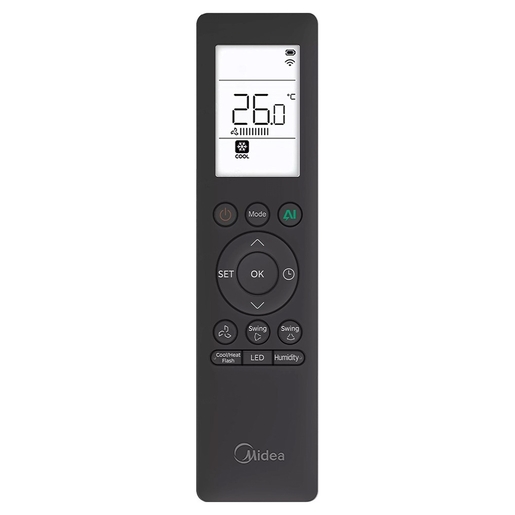 Midea klima uređaj EZB-12RD6-I/MX2H-12RD6 SOLSTICE BLACK