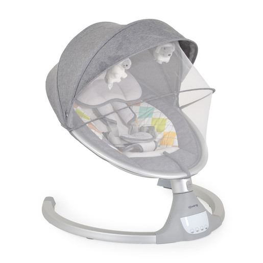 CANGAROO električna ljuljačka iSwing, Light grey