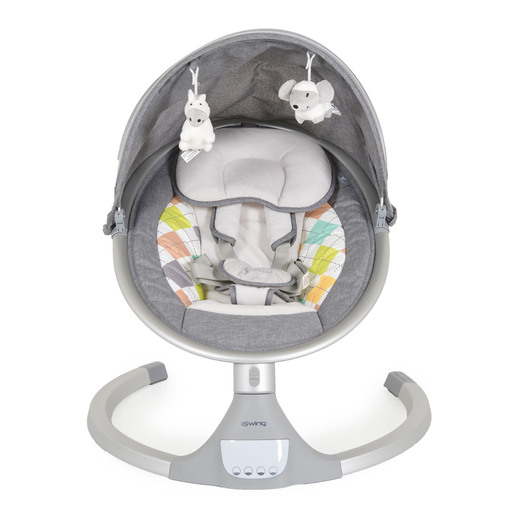 CANGAROO električna ljuljačka iSwing, Light grey