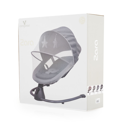 CANGAROO električna ljuljačka Zara, Dark grey