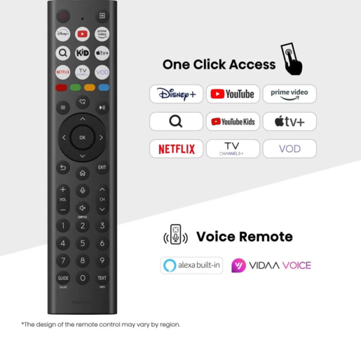 HISENSE Hi-QLED televizor 75E7Q, 4K Ultra HD, Smart TV, VIDAA Smart OS, Quantum Dot, Dolby Vision, HDR10+, Dolby Atmos, DTS Virtual:X, VRR 60 Hz, ALLM, AirPlay 2, Local Dimming, Metalni okvir, Crni