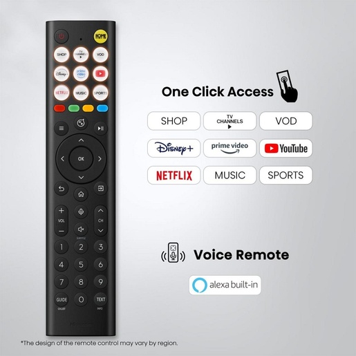 HISENSE Hi-QLED televizor 55E7S, 4K Ultra HD, Smart TV, VIDAA Smart OS, Dolby Vision IQ, HDR10+ Adaptive, Dolby Atmos, VRR 60 Hz, ALLM, AirPlay 2, Smart Home Ready, Metalni okvir, Crni