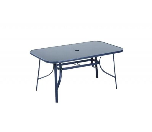 Green Bay vrtni stol Como – 150 x 90 x 71 cm, crno/sivi