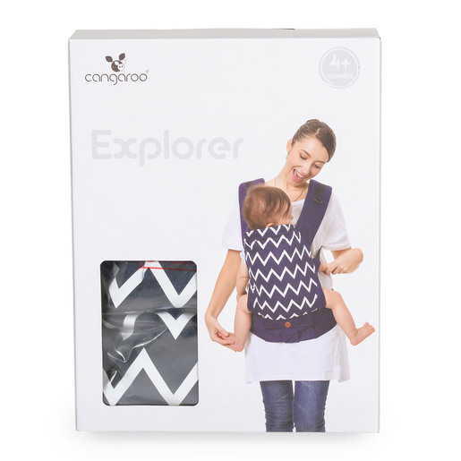CANGAROO ergonomska nosiljka Explorer, Grey