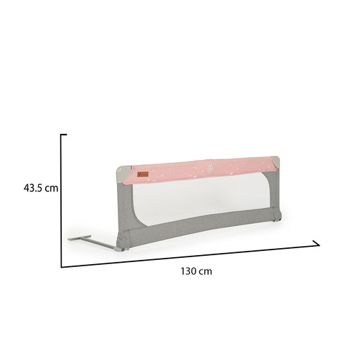 CANGAROO zaštitna ogradica za krevet 130 cm, Pink