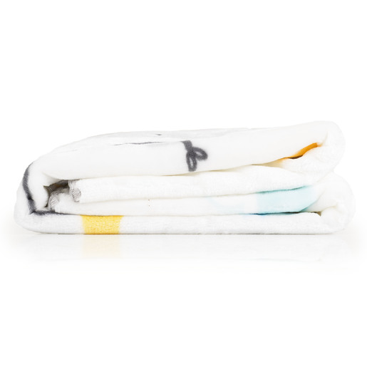 CANGAROO dekica za bebe Softy Wish upon a star, 110 x 140 cm, White