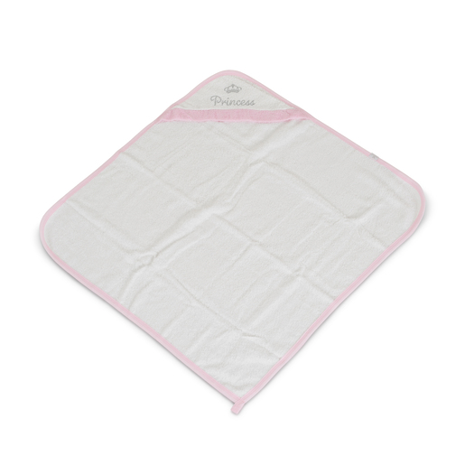 CANGAROO peškir za bebe s kapuljačom Cute Princess, Pink, 75 x 75 cm