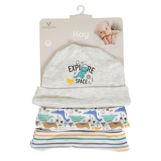 CANGAROO kapice za bebe Kay, Blue, 3 kom