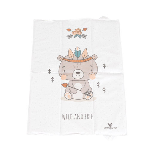 CANGAROO sklopiva podloga za presvlačenje Wild and free Medo, 60 x 40 cm