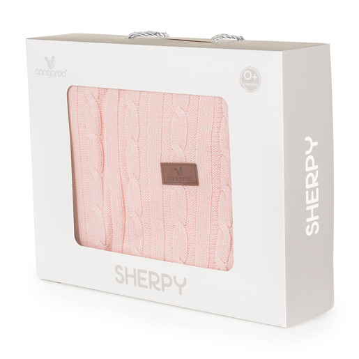 CANGAROO dekica za bebe Sherpy, Pink, 75 x 100 cm