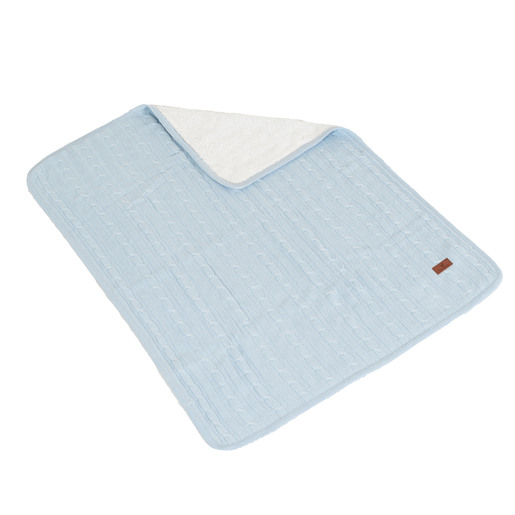 CANGAROO dekica za bebe Sherpy, Blue, 75 x 100 cm
