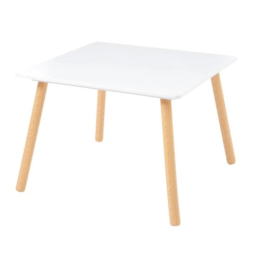 KINDER HOME dječji stol sa 2 stolice bijeli TF-6163