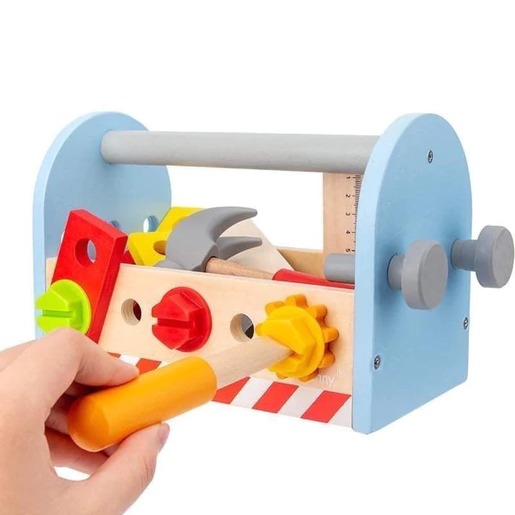 KINDER HOME Drveni alat u torbi,set za igru V03D150