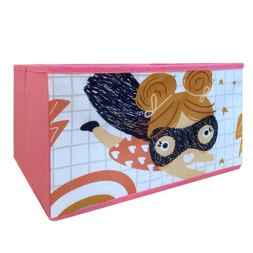KINDER HOME Organizator za igračke i knjige roza TF-6018