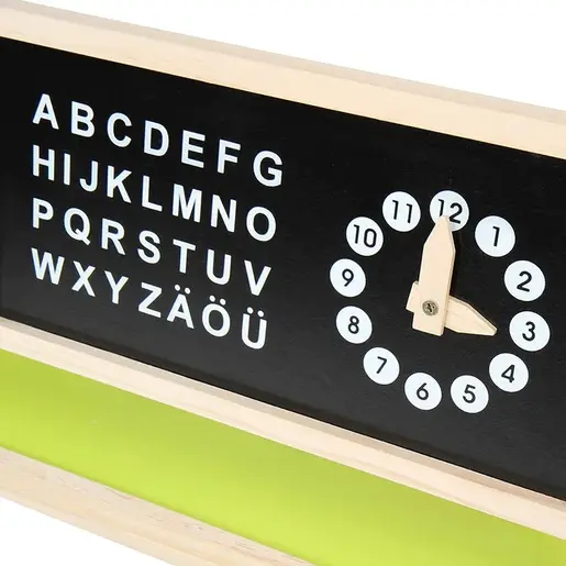 KINDER HOME dječja drvena tabla sa magnetima i dodacima šarena V12B103