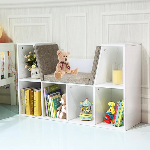 KINDER HOME 3 u 1 dječja polica za knjige i klupa JVTR-3153