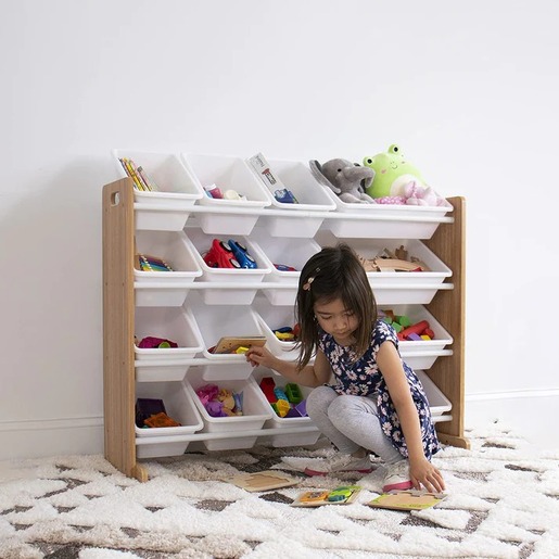 KINDER HOME dječja drvena polica bijela JVTR-3278
