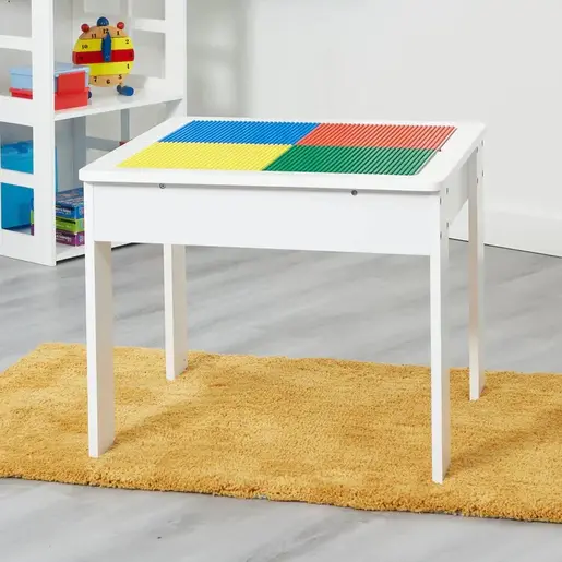 KINDER HOME Dvostrani dječji stol sa 2 stolice šareni TF-6705