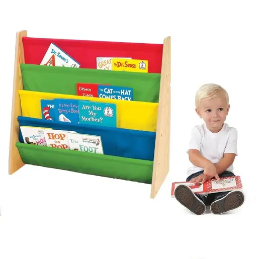KINDER HOME Polica za dječje knjige i igračke šarena JVTR-3029-C