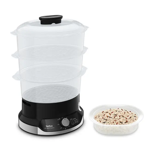 TEFAL kuhalo na paru VC204810 Ultracompact Steam Cooker, 3 posude