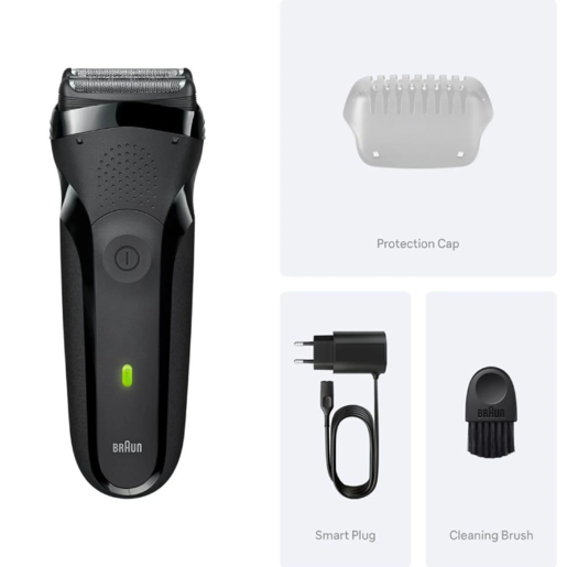 BRAUN aparat za brijanje 300, crni