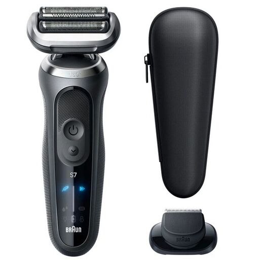BRAUN aparat za brijanje 72-G1200s, Serija 7, Wet & Dry, sivi