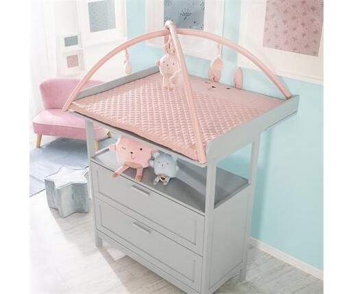 Roba Kids podloga za igru Lily sa lukom za igru 85x75 cm, Roza
