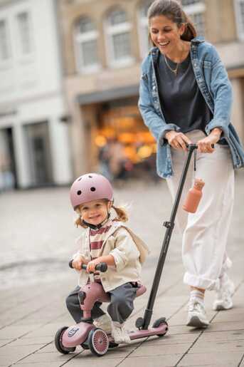 Scoot and Ride Highwaykick 1 Push and Go dječji romobil 2u1, Steel