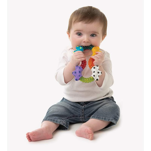 PLAYGRO savitljiva zvečka/glodalica Click & Twist