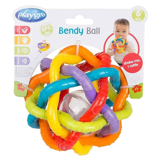 PLAYGRO zvečka sa lopticom Bendy Ball 6m+