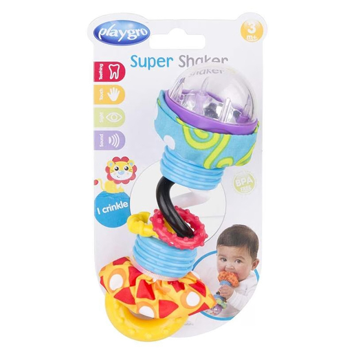 PLAYGRO FIRST super zvečka/glodalica 3m+