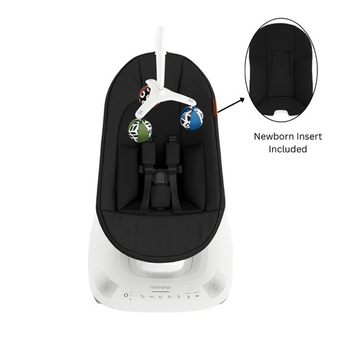 UPPAbaby MamaRoo Smart Swing ležaljka-ljuljačka, Jake Charcoal Melange