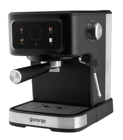 GORENJE aparat za espresso kafu ESCM15CDB, 15 bara, digitalni ekran