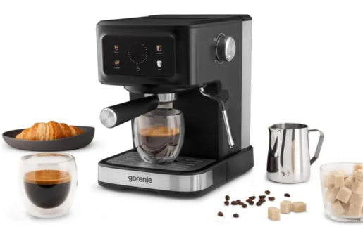 GORENJE aparat za espresso kafu ESCM15CDB, 15 bara, digitalni ekran