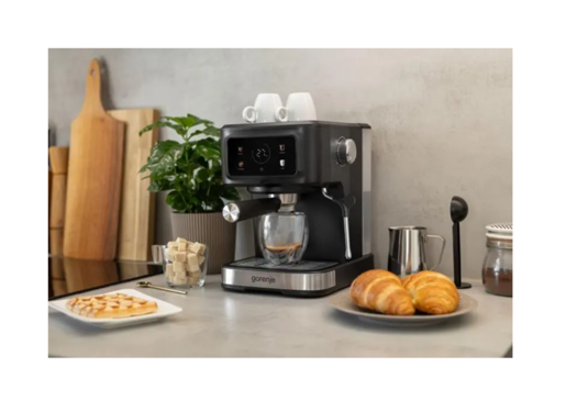 GORENJE aparat za espresso kafu ESCM15CDB, 15 bara, digitalni ekran