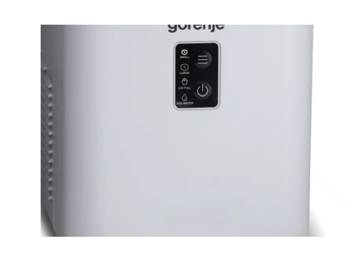 GORENJE ledomat IMDW1200W, do 12 kg leda dnevno, 2 veličine kockica
