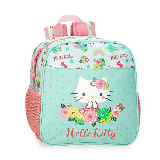 Hello Kitty dječji ruksak 25 cm, Floral Kitty 4122041, pastelno zeleni