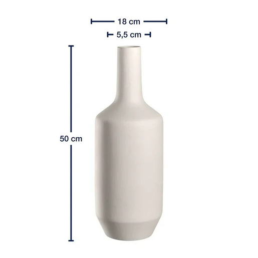 Leonardo keramička vaza 50 cm Milano, krem