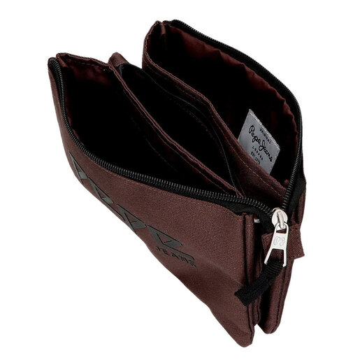 Pepe Jeans Pernica 22 cm, Osset 6454364 sa 3 odjeljka, braon