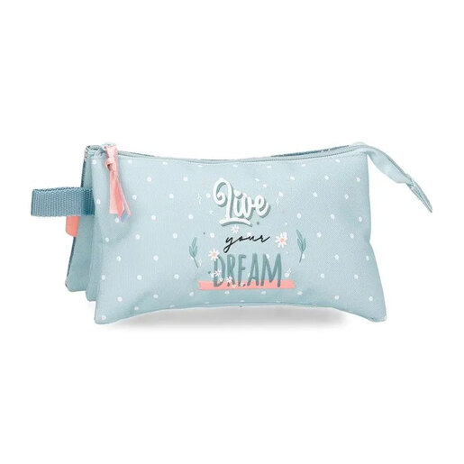 Movom Pernica 22 cm, Live Your Dreams 3764321 sa 3 odjeljka, svijetlo plava