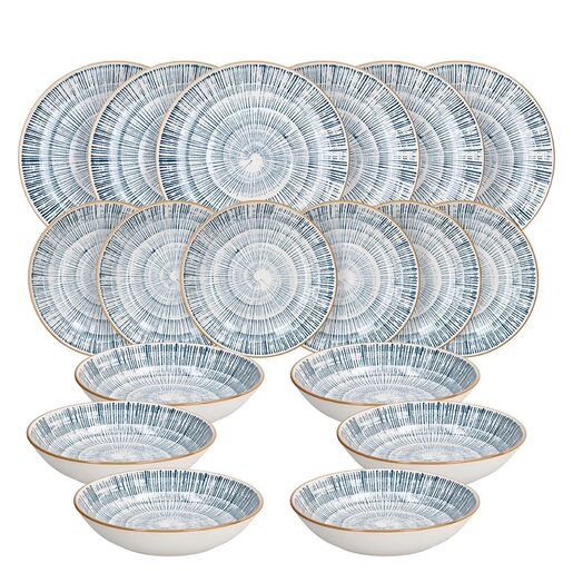 Tognana set tanjira Madison Virtuo Blue 18/1, porculan