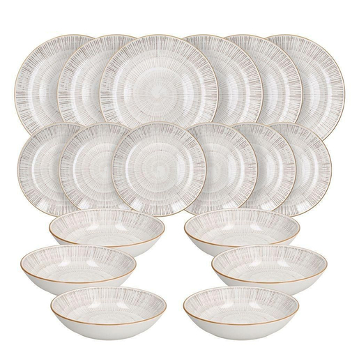 Tognana set tanjira Madison Virtuo Beige 18/1, porculan