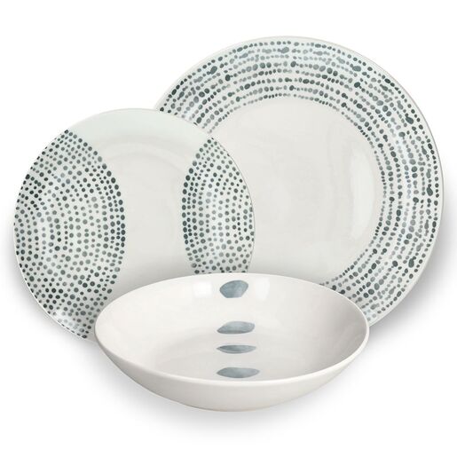 Tognana set tanjira Madison Solstice Gray 18/1, porculan